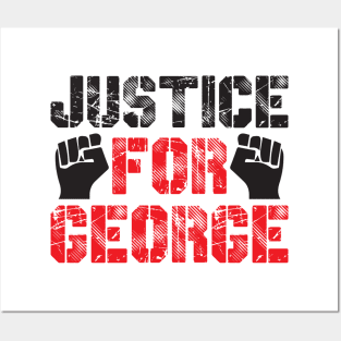 Justice For George Posters and Art